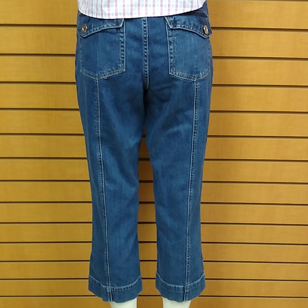 Christopher & Banks Size 6 Denim Stretch C…